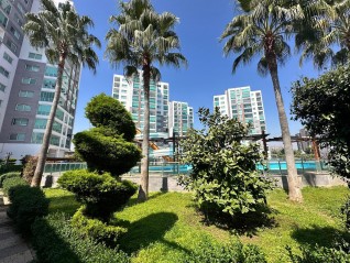 Prodaja - opremljen stan v modernem kompleksu s pogledom na morje, Mersin, Turčija! (26649)