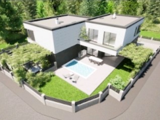 Liznjan, Maisonette-Haus mit Pool 120m2. (29768)