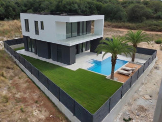 VILLA WITH A POOL IN MEDULIN – ONLY 70 m FROM THE SEA AND BEACH, SEA VIEW (30103)